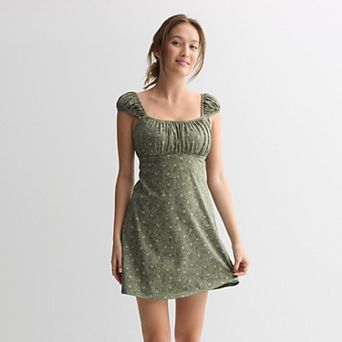 Juniors' SO® Cap Sleeve Mini Dress