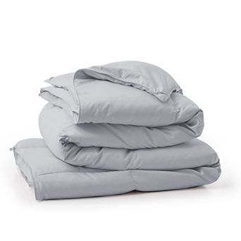 Unikome All-Season Warm & Breathable Goose Down Feather Fiber Comforter for Cozy Sleep