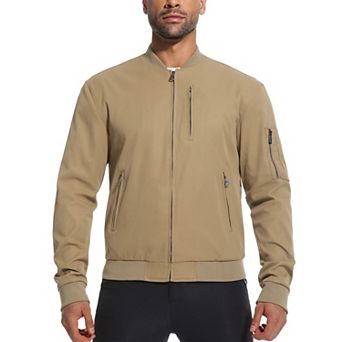 Unikome Men's Bomber Jackets Windbreaker Lightweight Zip Up Fall Coats Spring Golf Work Jacket