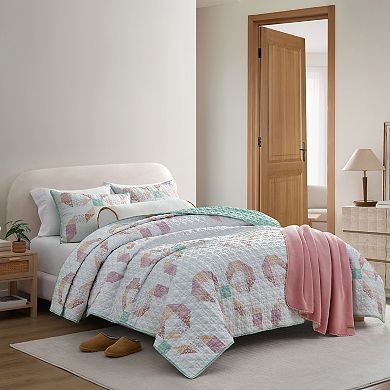 Bearpaw Aubrey Bow Quilt Set with Shams