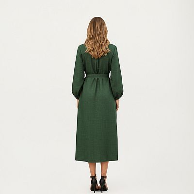 mod dress long sleeve Ribbed Long Sleeve Mini Dress | Tan Mini Dress | Cute Dresses – MOD&SOUL main image 1