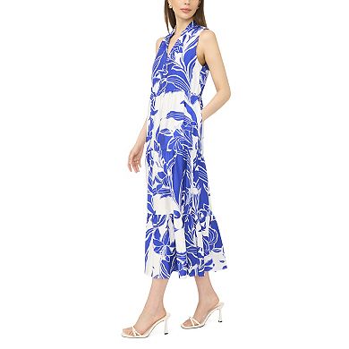 Women's MSK V-Neck Sleeveless Tiered Maxi Dress