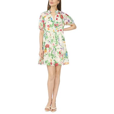 Women's MSK Short Sleeve Babydoll Tiered Dress