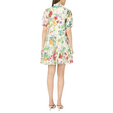 Women's MSK Short Sleeve Babydoll Tiered Dress