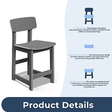3-Piece Bar Table Set with storage Cabinet & Cup Hooks
