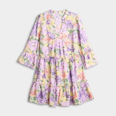 Women's Robbie Bee Flounce Sleeve Short Dress