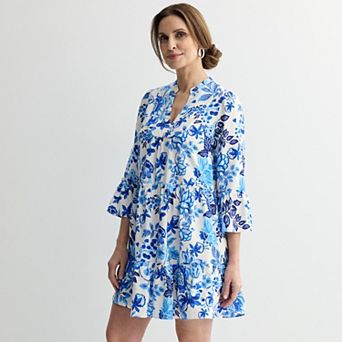 Women's Robbie Bee Flounce Sleeve Short Dress