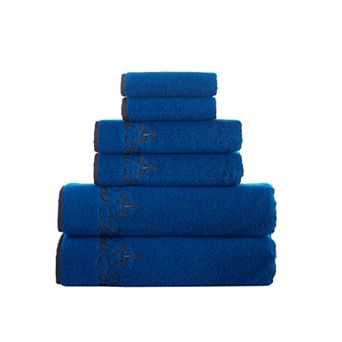 Brooks Brothers Contrast Frame 6 pc Towel Set