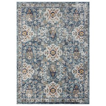 Luxe Weavers Floral Vintage Medallion Indoor Area Rug