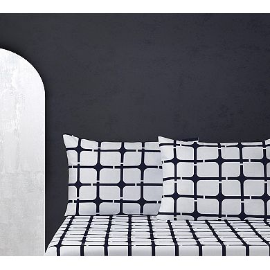 Brooks Brothers Geo Printed Cotton Oxford Pillowcase Pair