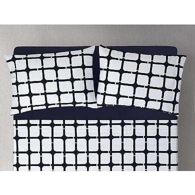 Brooks Brothers Geo Printed Cotton Oxford Pillowcase Pair