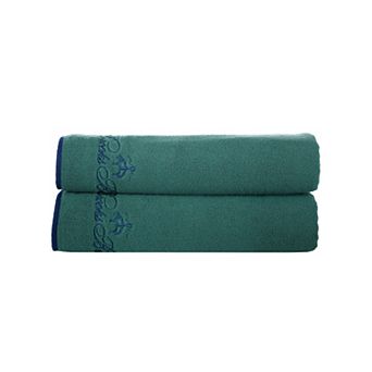Brooks Brothers Contrast Frame 2 pc Bath Sheets