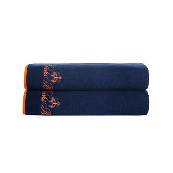 Brooks Brothers Contrast Frame 2 pc Bath Sheets
