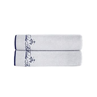 Brooks Brothers Contrast Frame 2 pc Bath Sheets