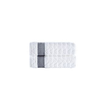 Brooks Brothers Herringbone 2 pc Hand Towels