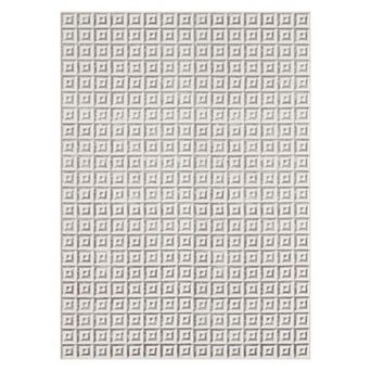 Luxe Weavers Geometric Pattern Metallic Area Rug