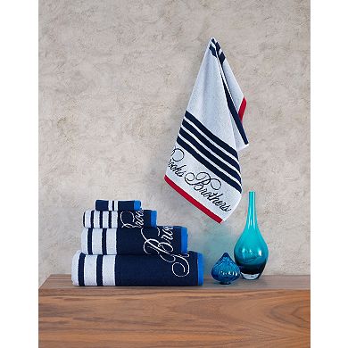 Brooks Brothers Nautical Blanket Stripe Wash Towel