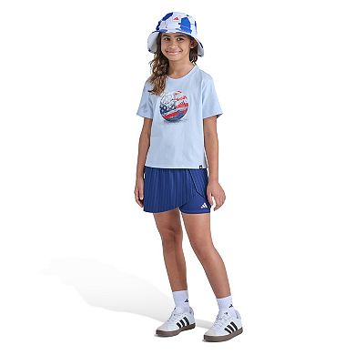 Girls adidas Short Sleeve Soccer Graphic Tee