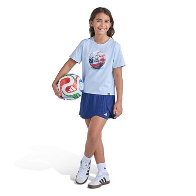 Girls adidas Short Sleeve Soccer Graphic Tee
