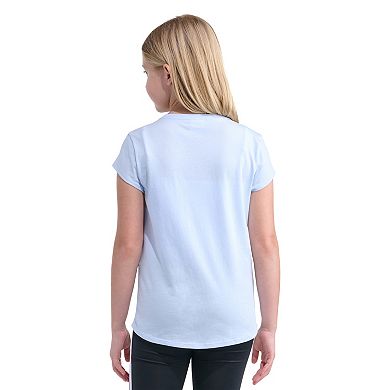 Girls adidas Short Cap Sleeve Soccer Graphic Tee