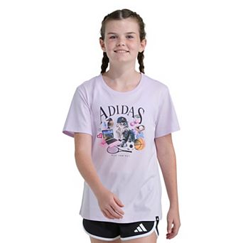Girls adidas Graphic Short Sleeve Tee