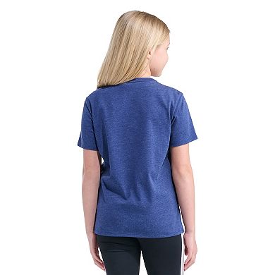 Girls 7-16 adidas Short Sleeve Heather Graphic Tee