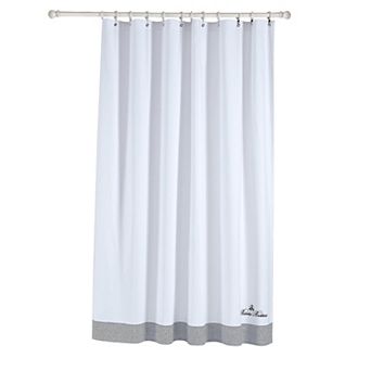 Brooks Brothers Rope Stripe Border Shower Curtain