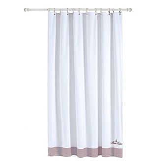 Brooks Brothers Rope Stripe Border Shower Curtain