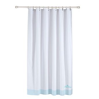 Brooks Brothers Rope Stripe Border Shower Curtain