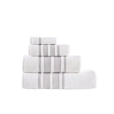Brooks Brothers Contrast Border 2 pcs Hand Towels