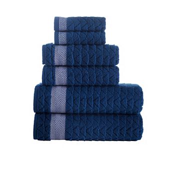 Brooks Brothers Herringbone 6 pc Towel Set