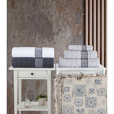 Brooks Brothers Circle in Square Wash Towel