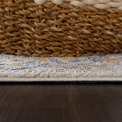 Luxe Weavers Floral Multicolor Bohemian Area Rug