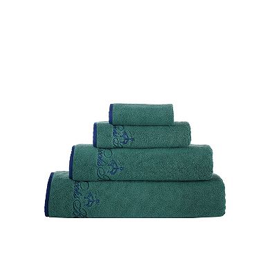 Brooks Brothers Contrast Frame 4 pcs Washcloths