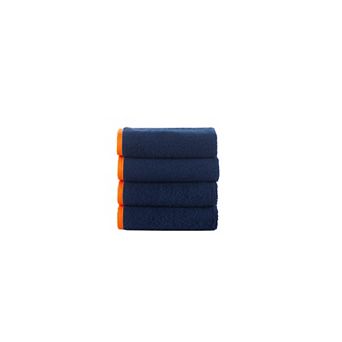 Brooks Brothers Contrast Frame 4 pc Washcloths