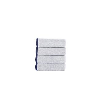 Brooks Brothers Contrast Frame 4 pc Washcloths