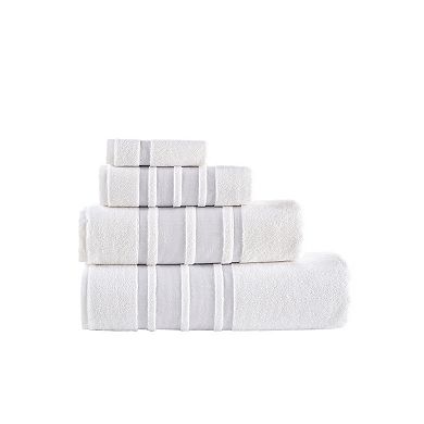 Brooks Brothers Contrast Border Bath Towel