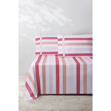 Brooks Brothers Awning Stripe Cotton Percale Sheet Set