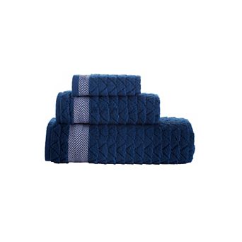Brooks Brothers Herringbone 3 pc Towel Set