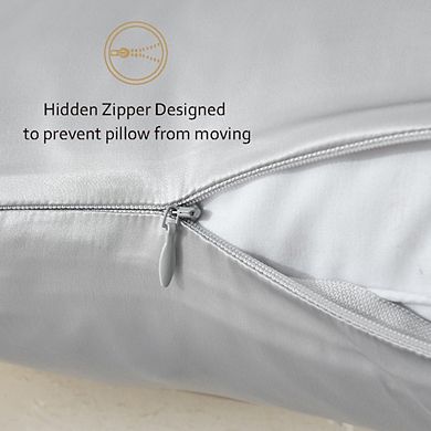 22 Momme Mulberry Silk Pillowcase Set of 2, Double-Sided, Hidden Zipper, Soft & Hypoallergenic