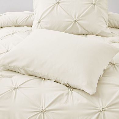 Unikome Pinch Pleat Comforter Set Soft & Cozy All Season