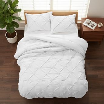 Unikome Pinch Pleat Comforter Set Soft & Cozy All Season