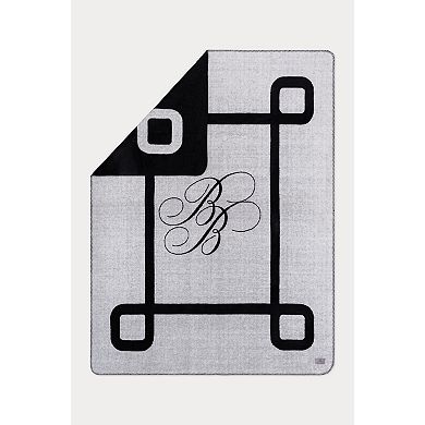 Brooks Brothers Bb Monogram Throw