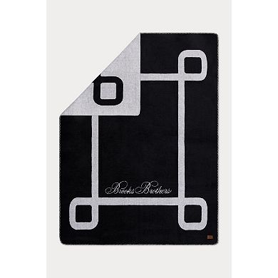 Brooks Brothers Geo Border Throw