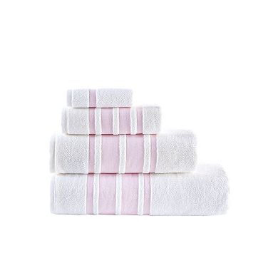 Brooks Brothers Contrast Border 6 pcs Towel Set