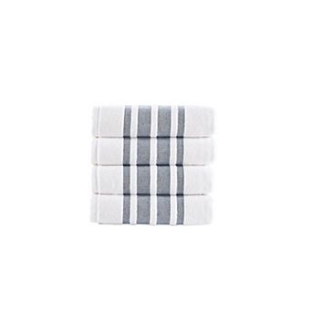 Brooks Brothers Contrast Border 4 pc Hand Towels
