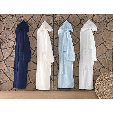 Hooded Turkish Cotton Bathrobe
