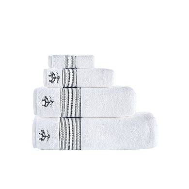 Brooks Brothers Rope Stripe Border 2 pcs Hand Towels