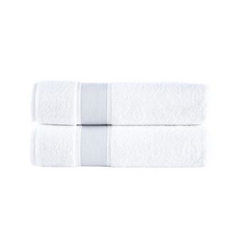 Brooks Brothers Ottoman Rolls 2 pc Bath Sheets