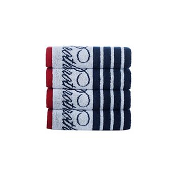 Brooks Brothers Nautical Blanket Stripe 4 pc Hand Towels